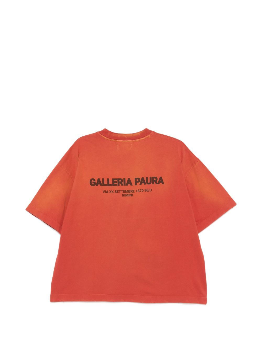 t-shirt costa oversized red PAURA