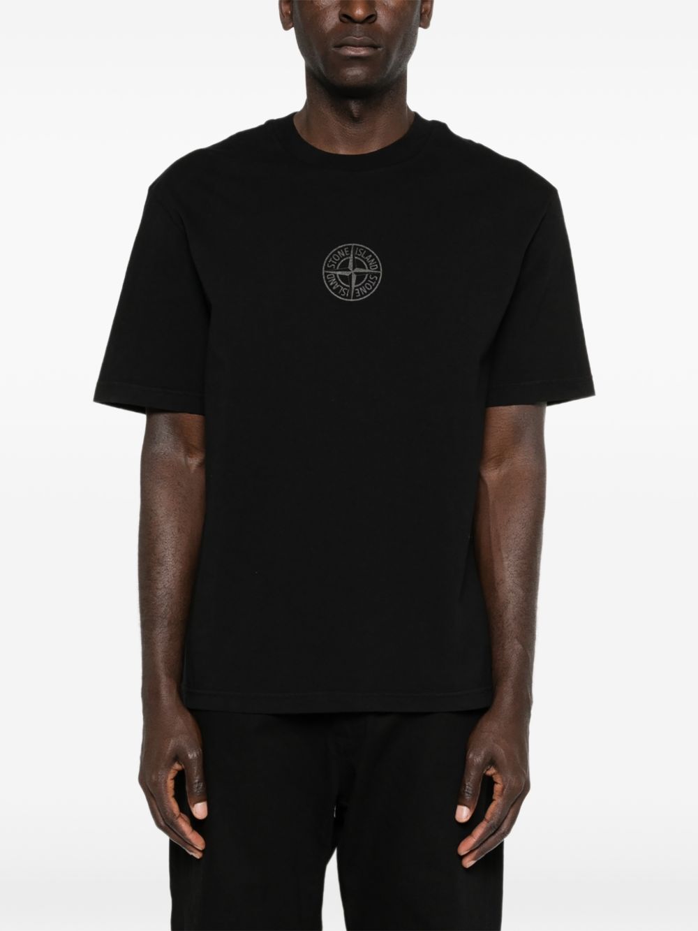 t-shirt black  STONE ISLAND