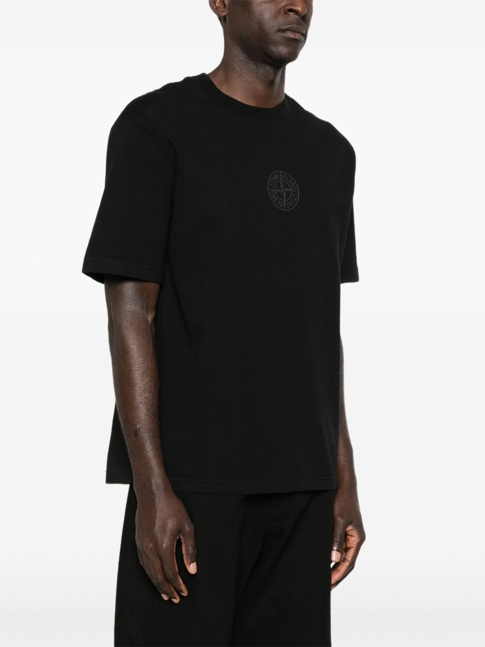 t-shirt black  STONE ISLAND