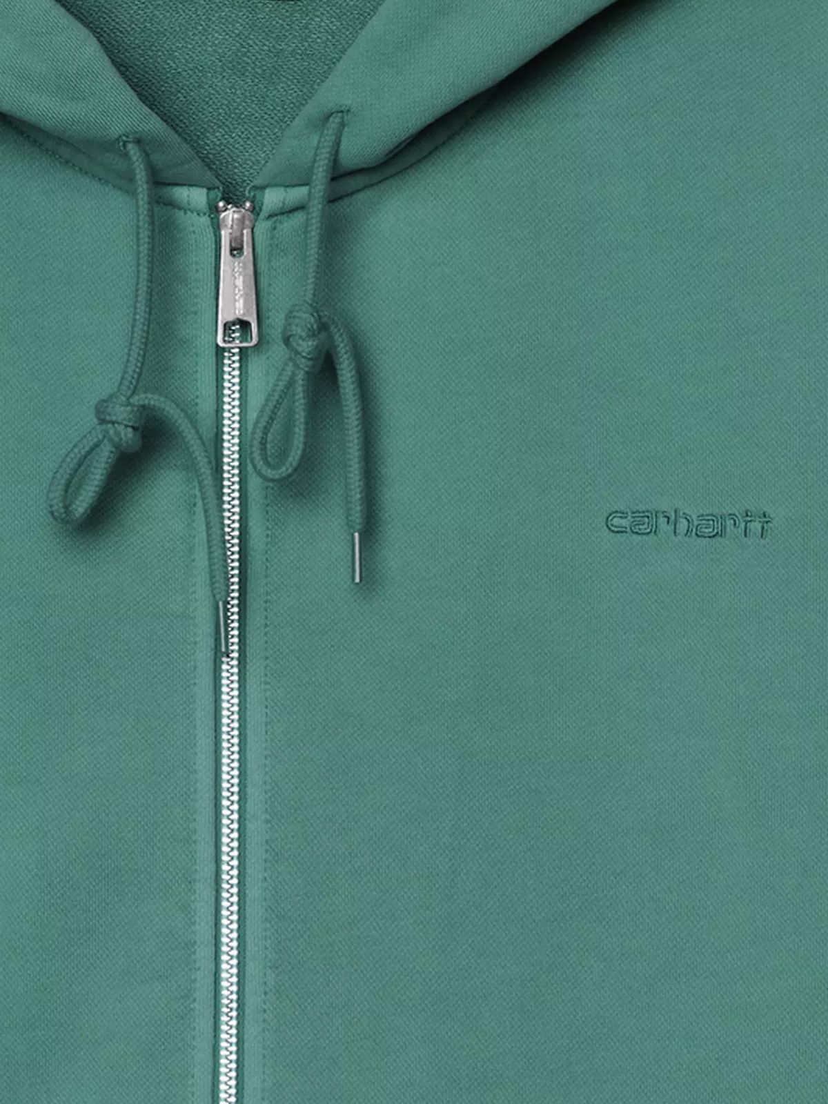 hooded benton sweat jacket green  CARHARTT WIP