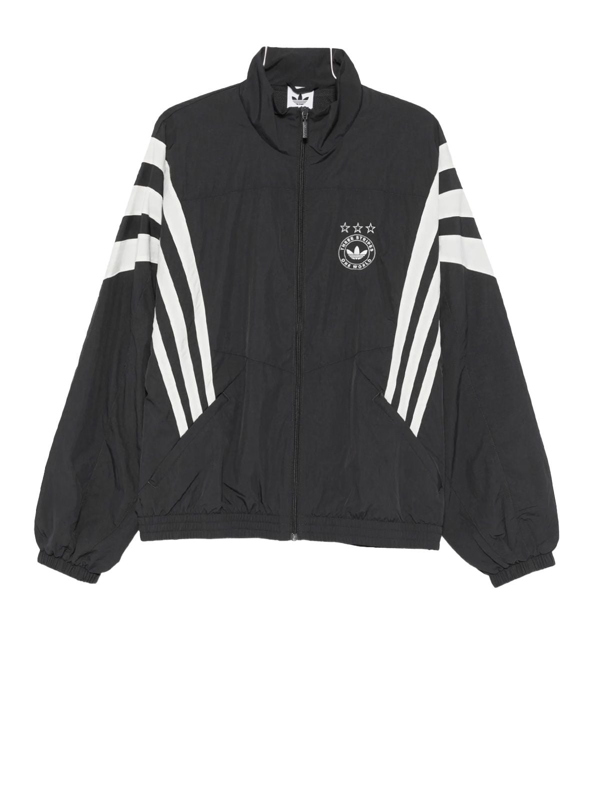 santiago heritage track jacket ku9197 black / white jacket - men