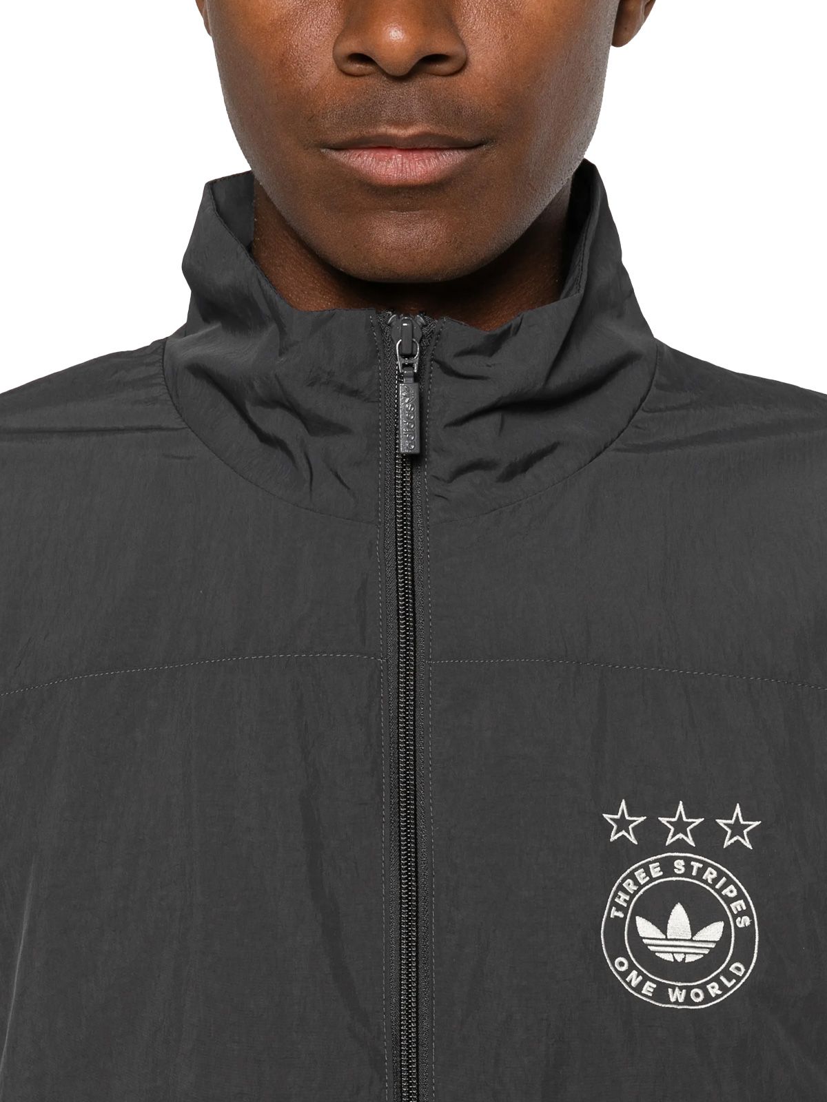 giacca tuta santiago heritage ku9197 nero / bianco giacca - uomo ADIDAS ORIGINALS