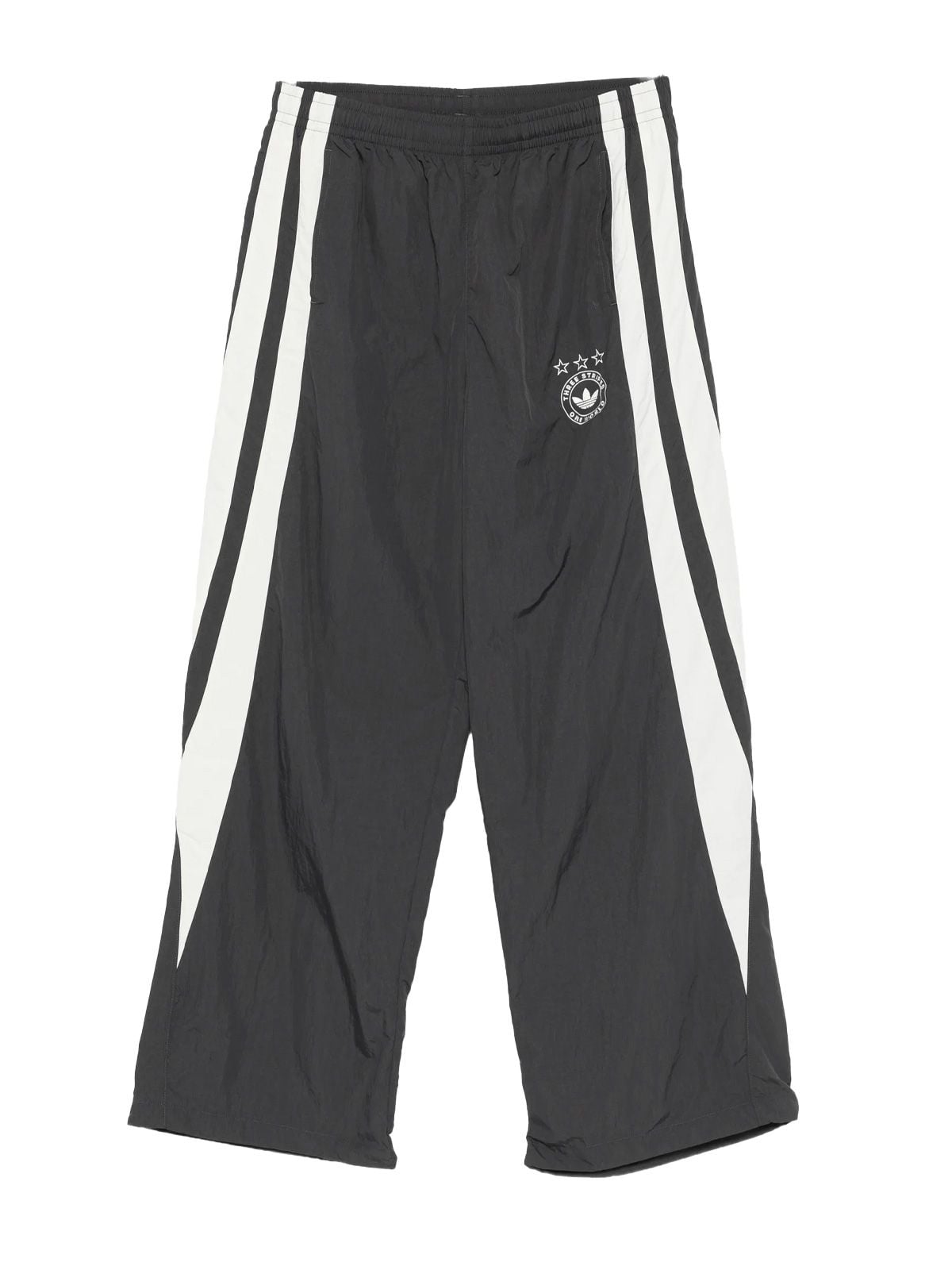 santiago heritage track pants ku9193 black / white trousers - men