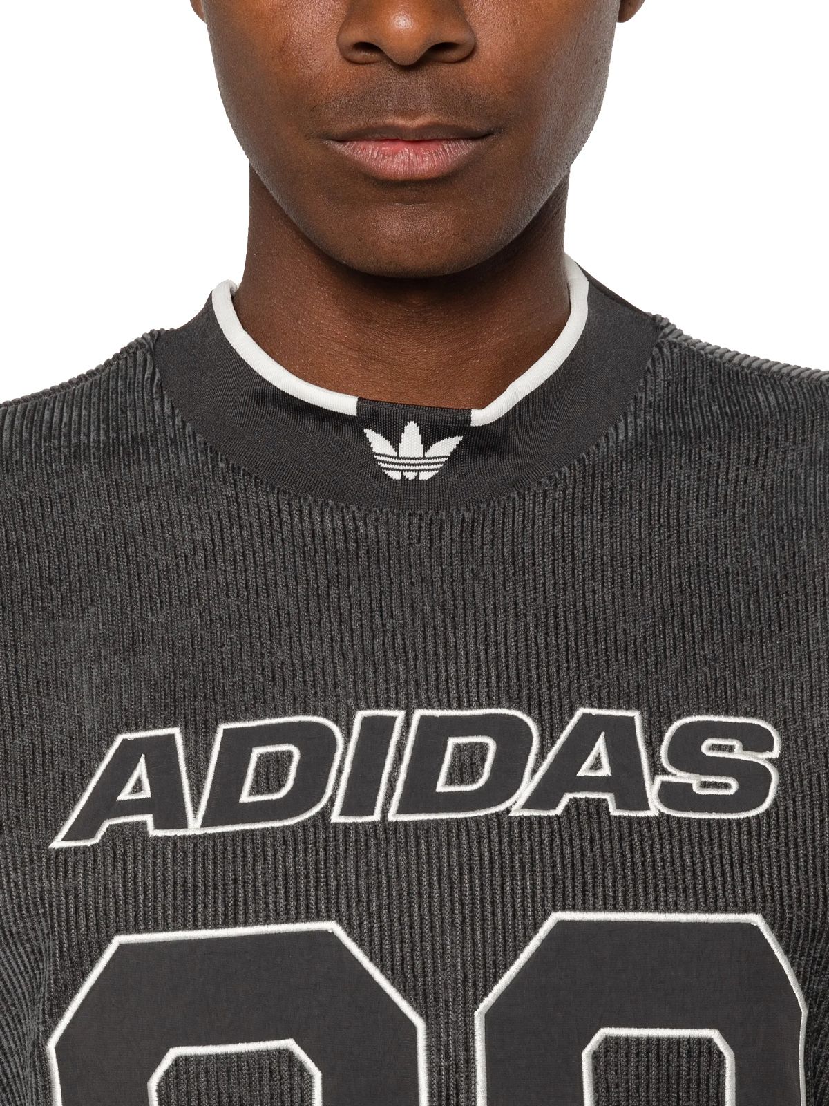 maglia da calcio heritage in maglia ku9192 nero / bianco maglie - uomo ADIDAS ORIGINALS