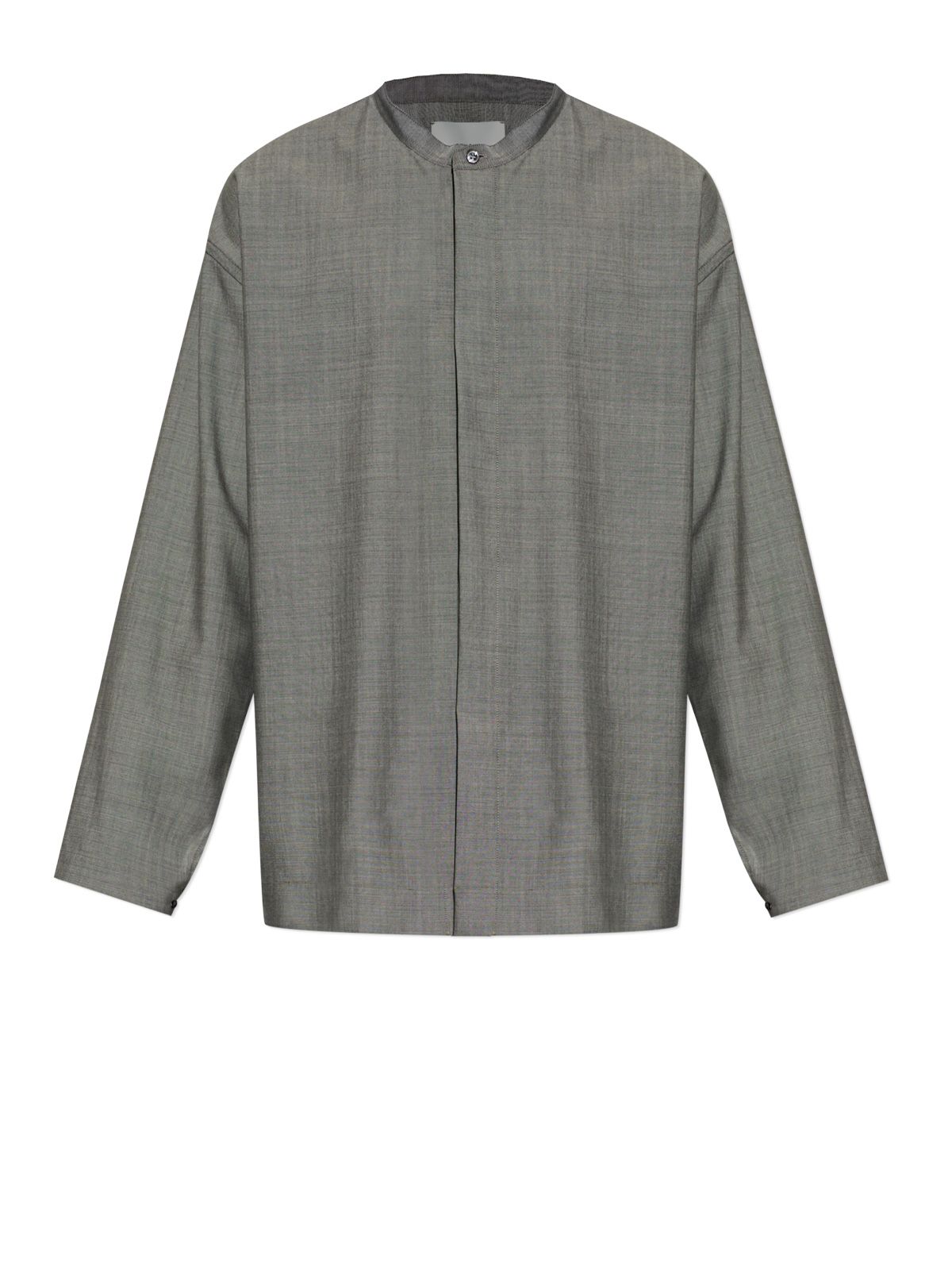 Grey grandad collar shirt STUDIO NICHOLSON