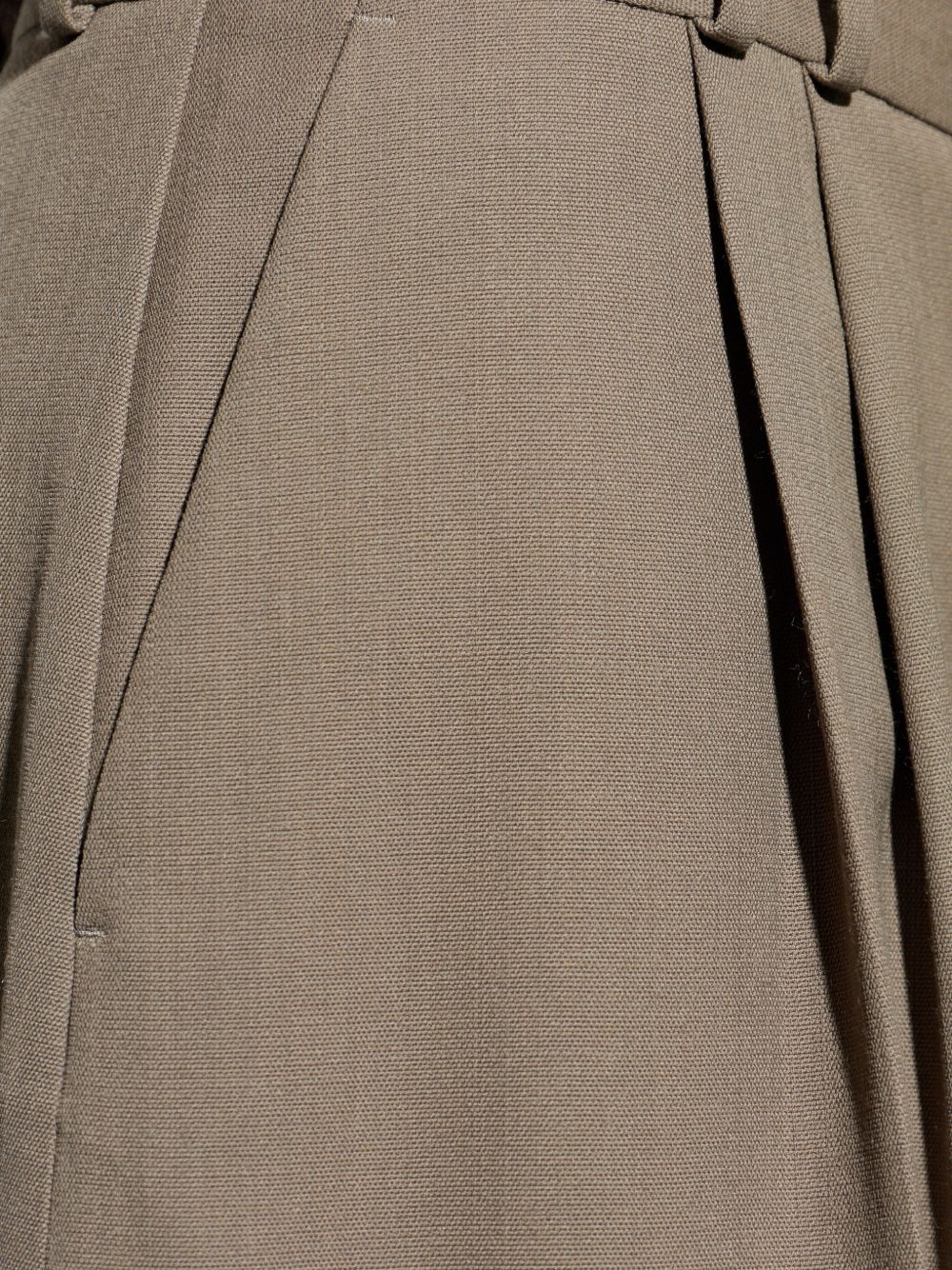 pantaloni a doppia piega marrone STUDIO NICHOLSON