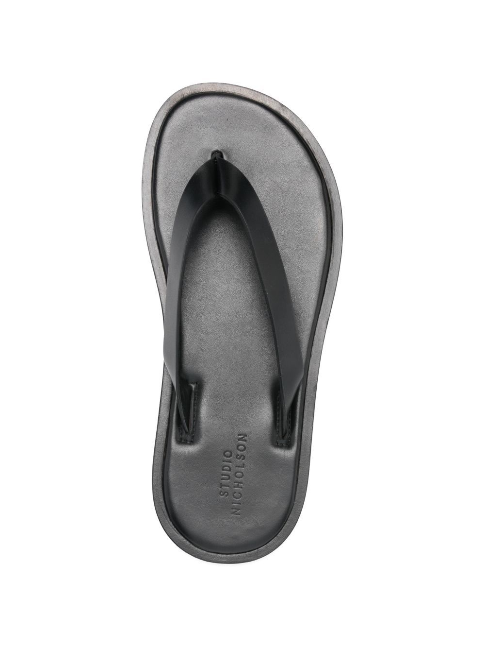 sandali infradito footbed thong neri  STUDIO NICHOLSON