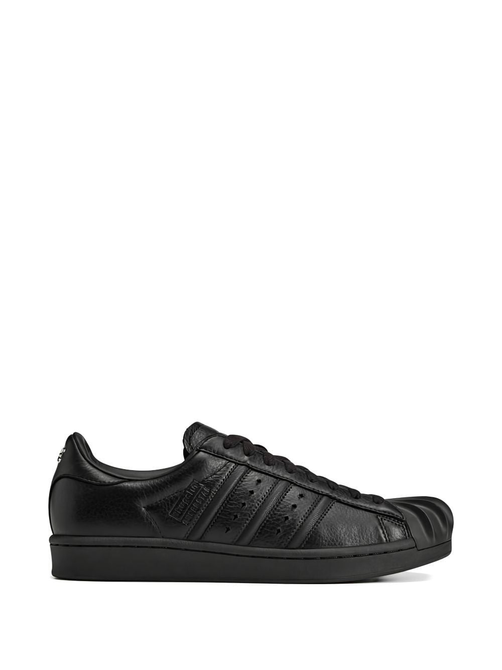 superstar vintage x thug club limited edition ki0824 triple black sneakers - men