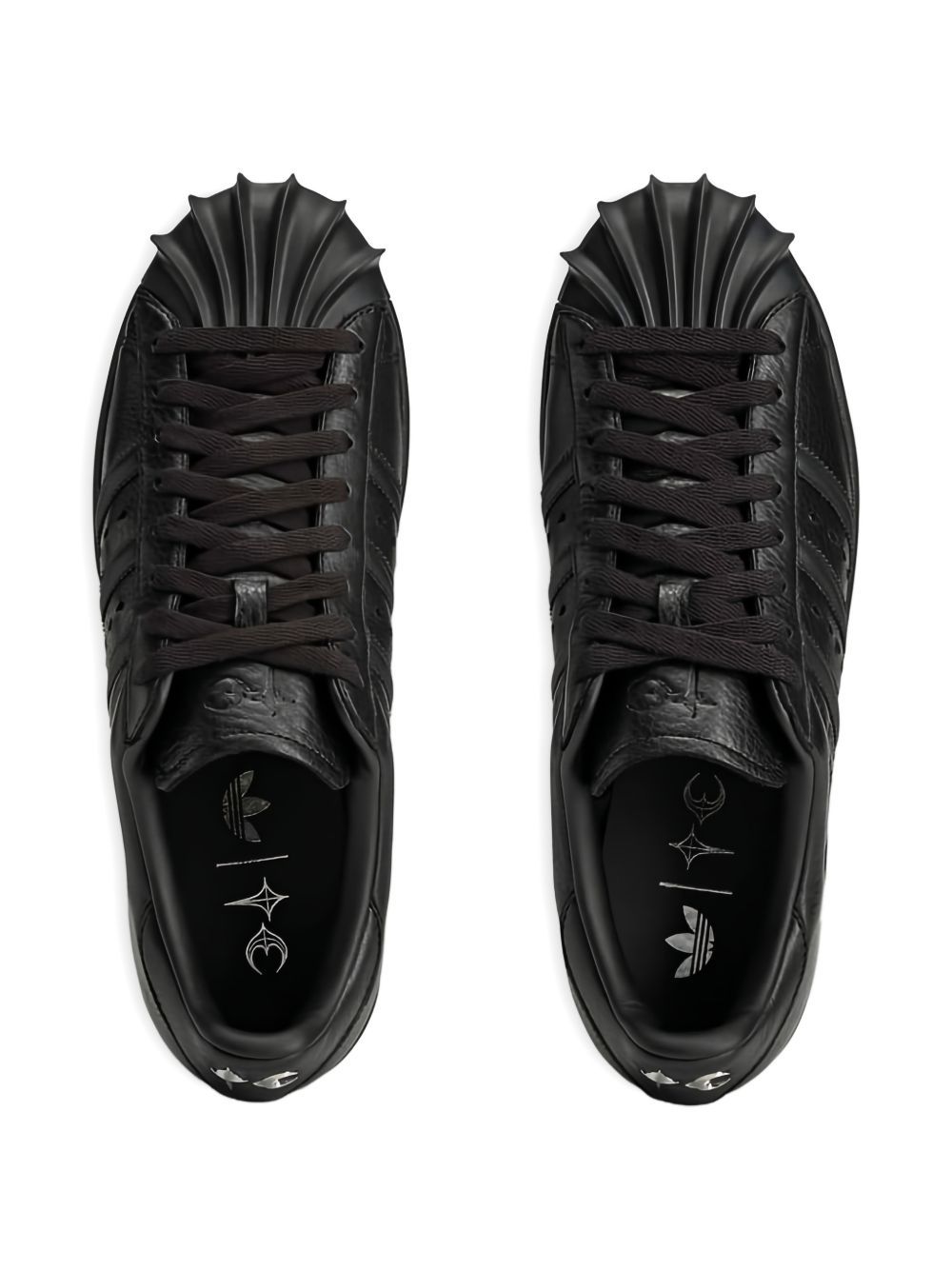 sneakers superstar vintage x thug club ki0824 triple black sneakers - uomo ADIDAS ORIGINALS