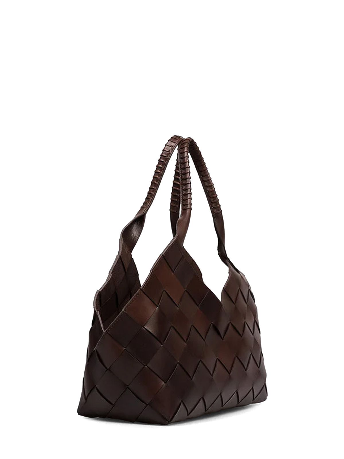 bag castello 4cm diagonal straps brown  DRAGON DIFFUSION