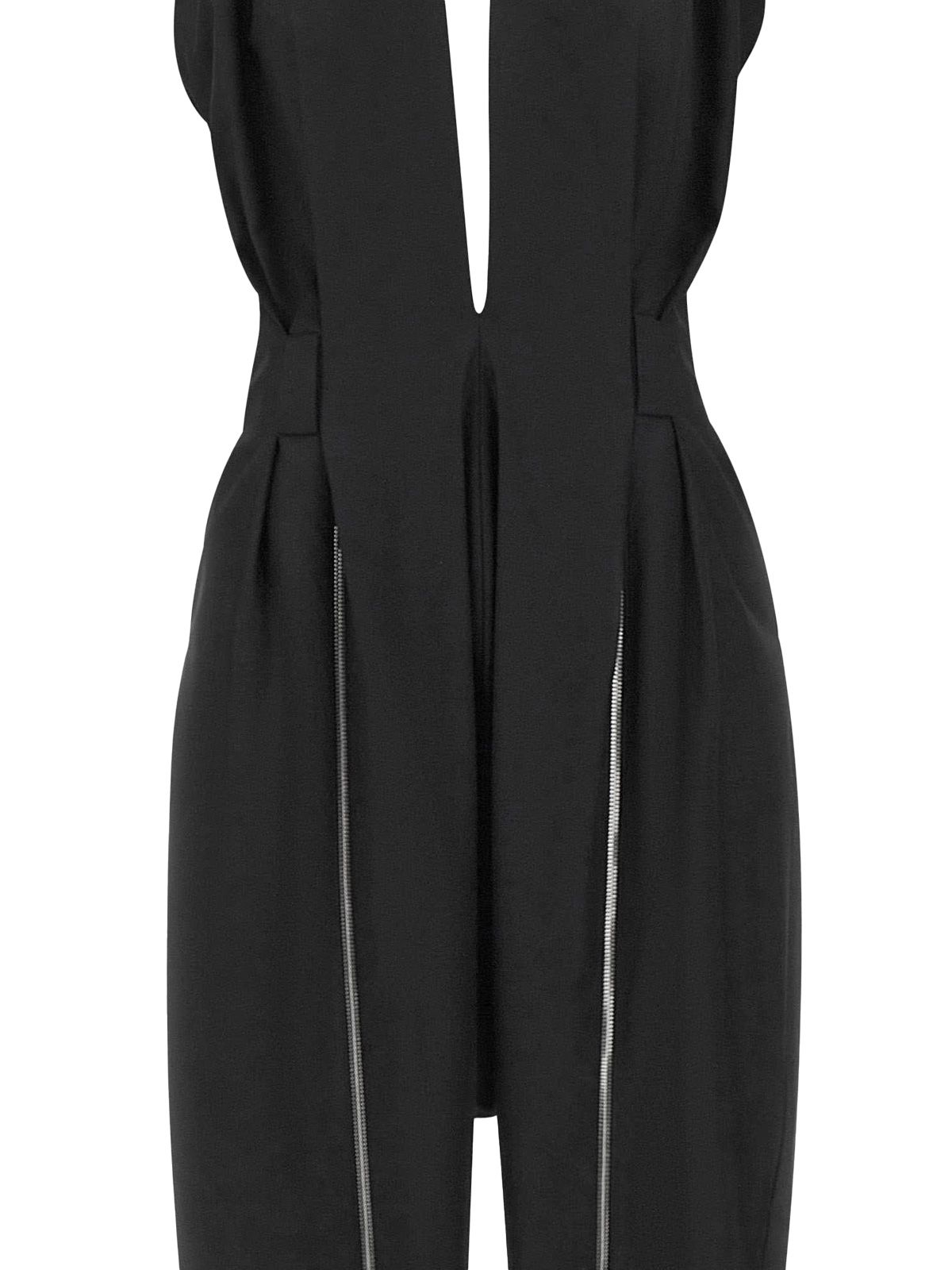 tuta con doppia cerniera nera COPERNI