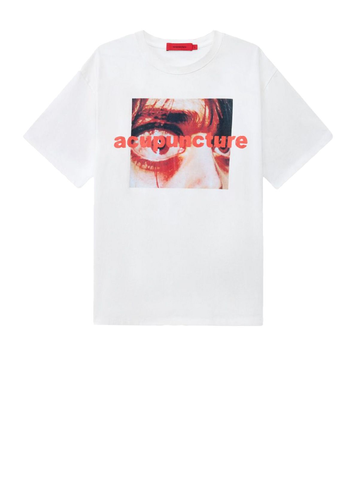 t-shirt eye cry white 