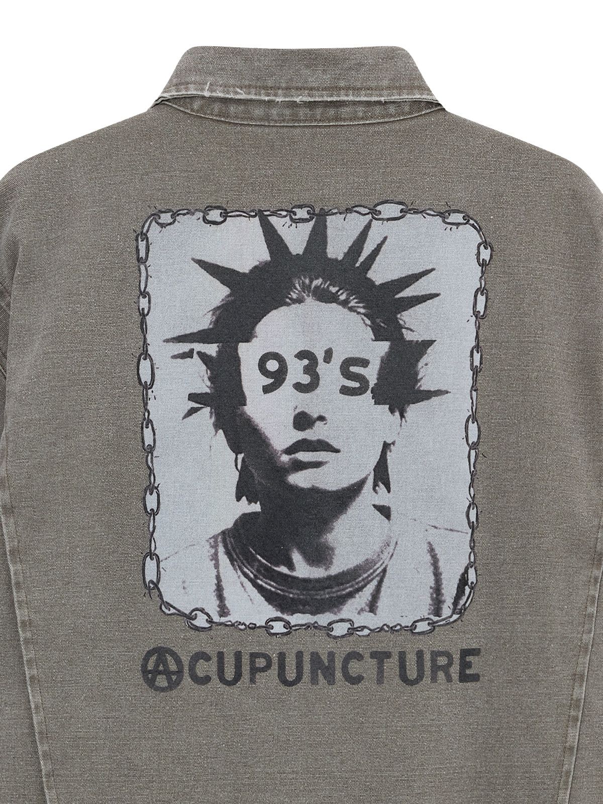 jacket punker black  ACUPUNCTURE