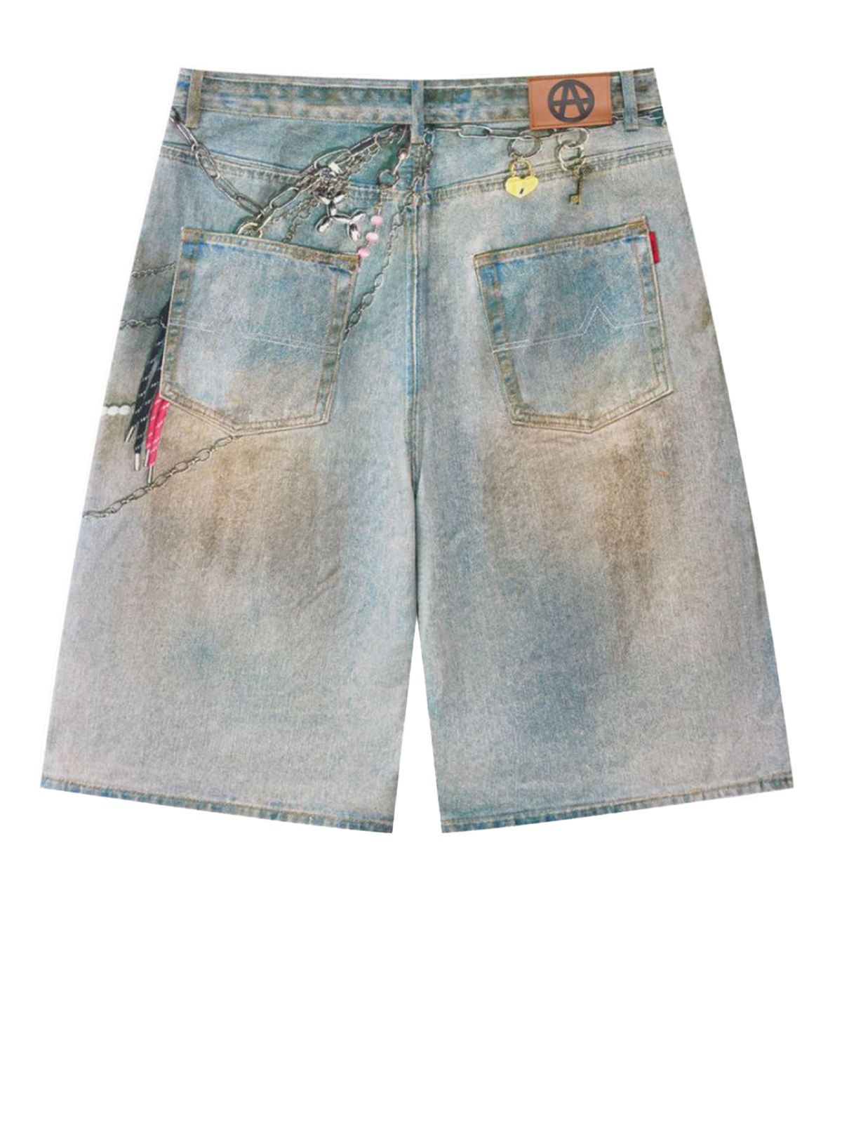 pantaloncini ocean fronty blu ACUPUNCTURE