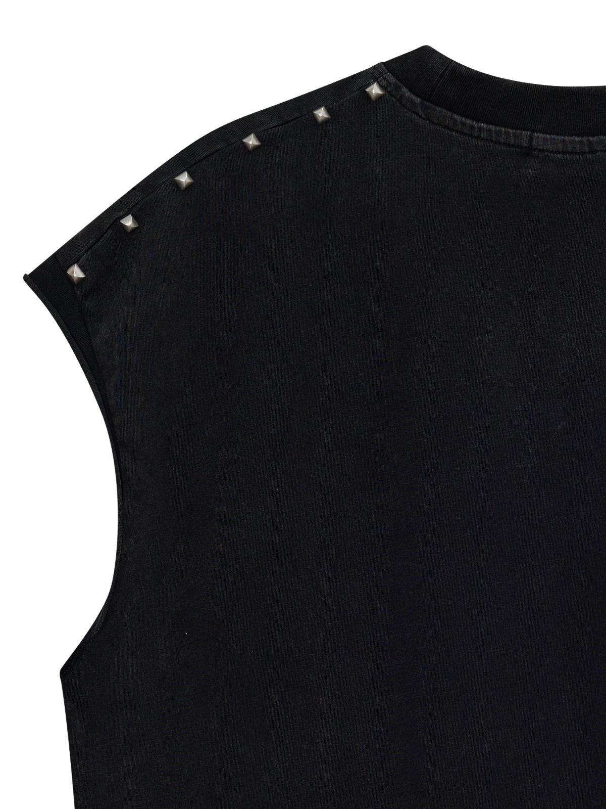 maglia a maniche lunghe studded metal nera  ACUPUNCTURE