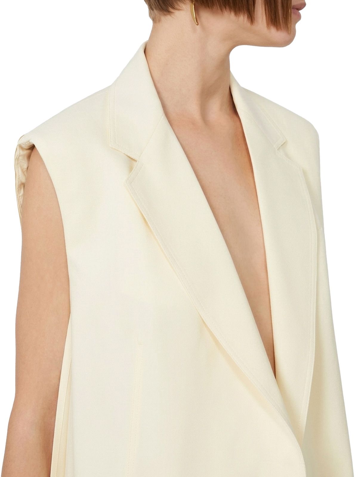 jacket sleeveless yellow  SPORTMAX