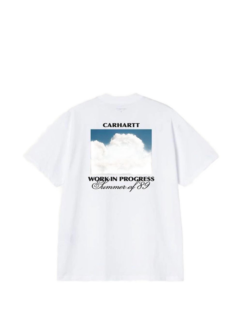 t-shirt warm views white  CARHARTT WIP