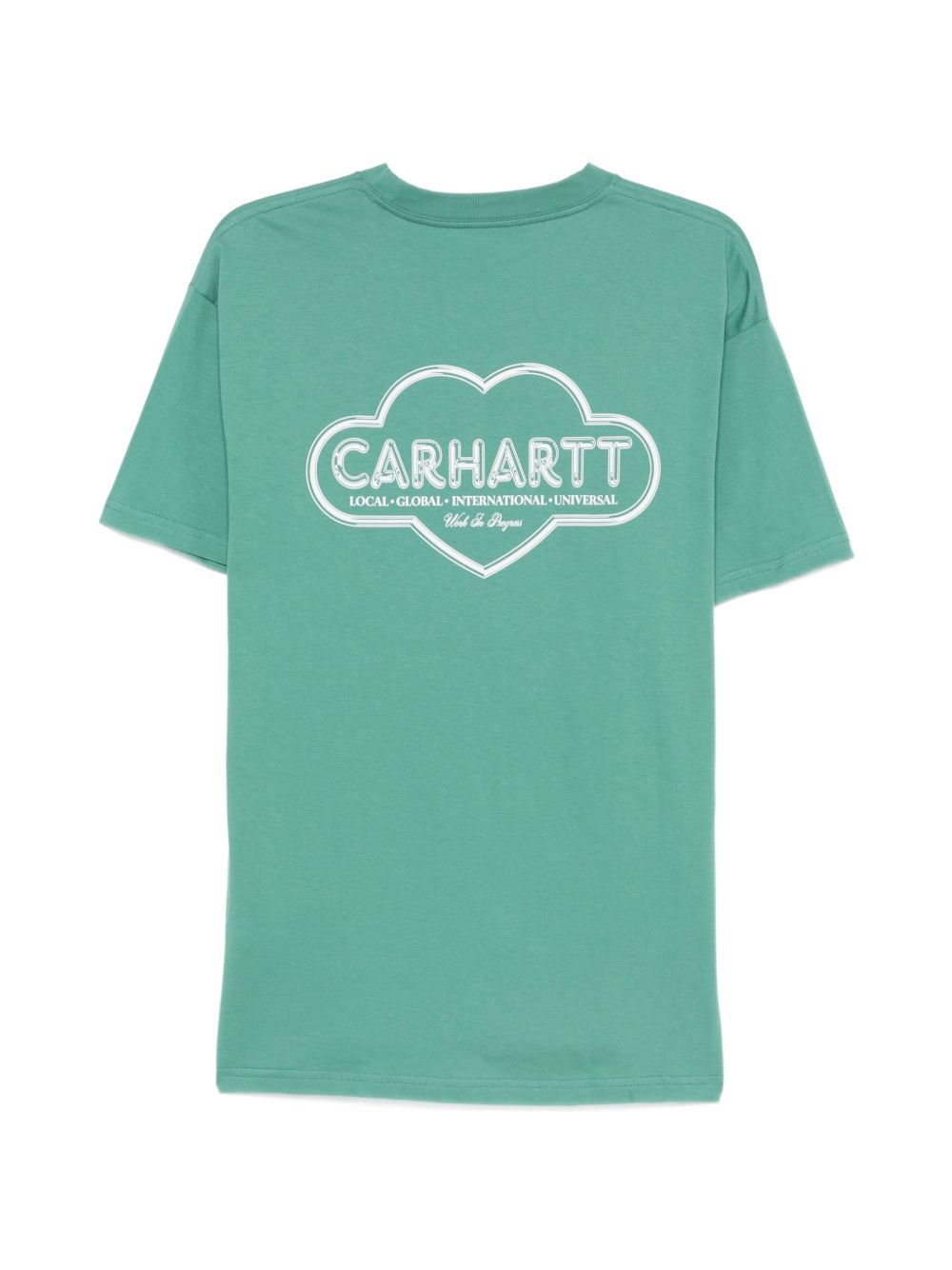 t-shirt cloud heart green CARHARTT WIP