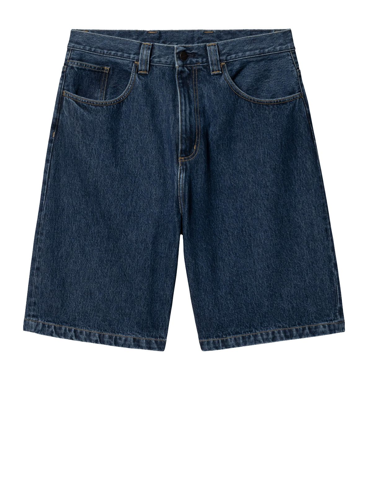 Dark blue brandon denim shorts