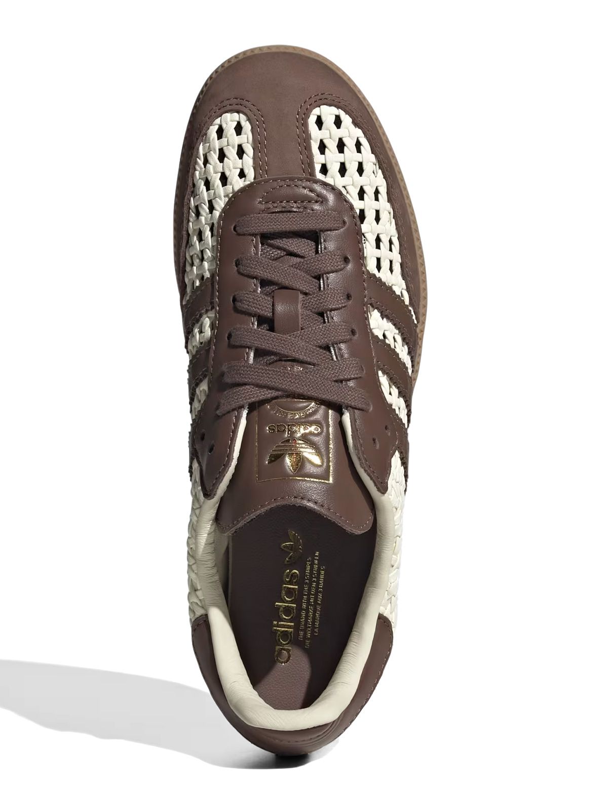 sneakers samba og in pelle ih9373 cream white / earth strata sneakers - uomo