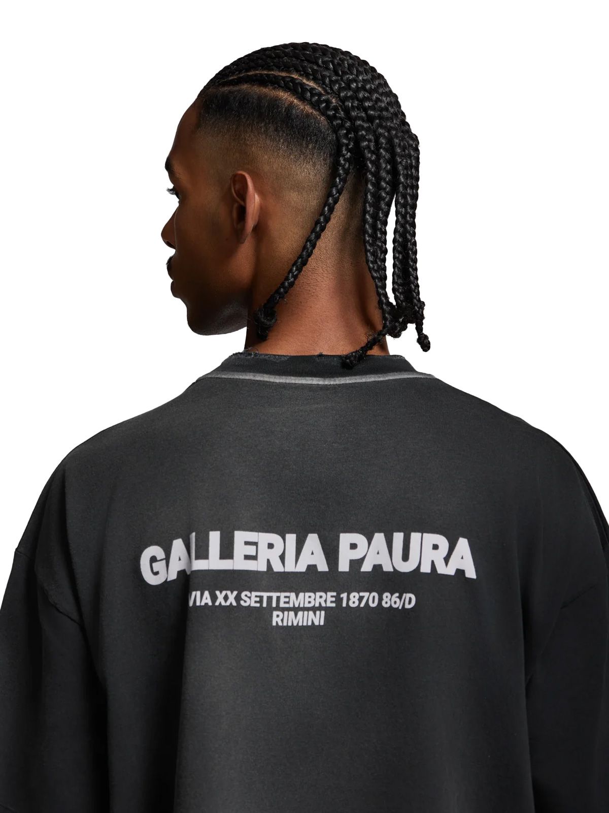 t-shirt oversized costa nera PAURA