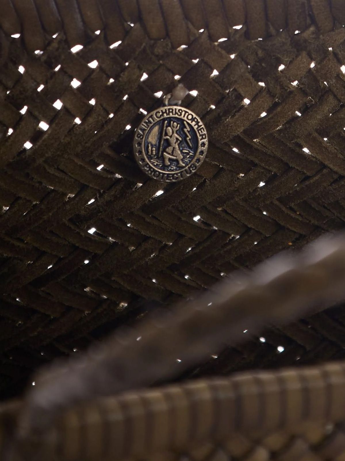 bag mini flat gora basket brown  DRAGON DIFFUSION