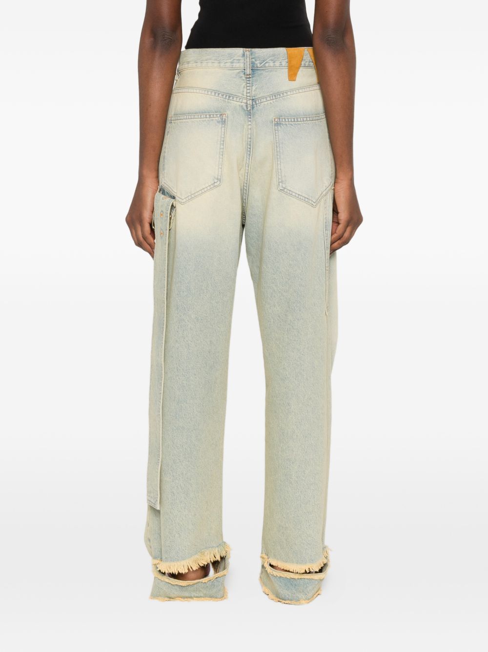 denim lisa belt adorned loose fit blue DARKPARK