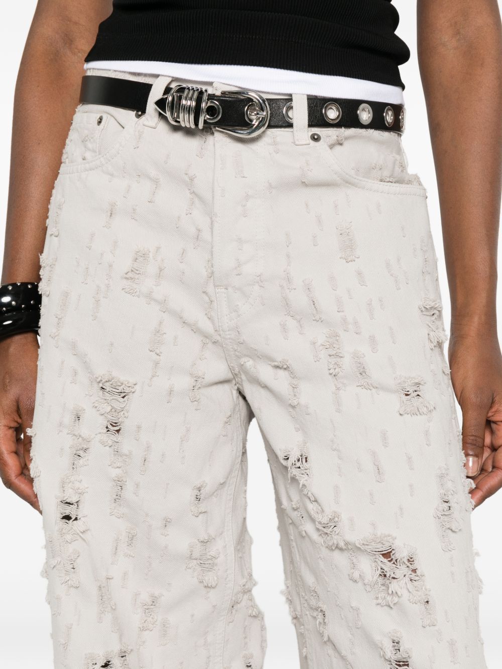 jeans bethany bull destroy wind grey  HAIKURE