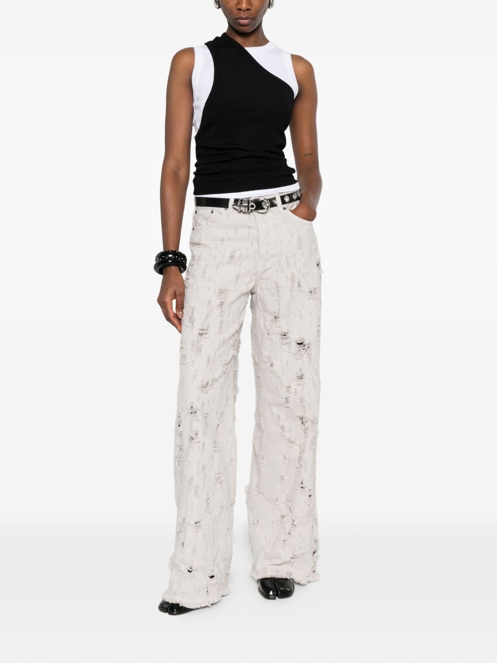 jeans bethany bull destroy wind grey  HAIKURE