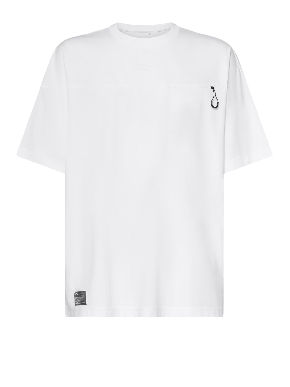 t-shirt union pocket bianca 