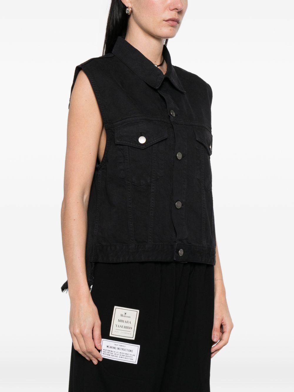 gilet ryder satin bull nero  HAIKURE