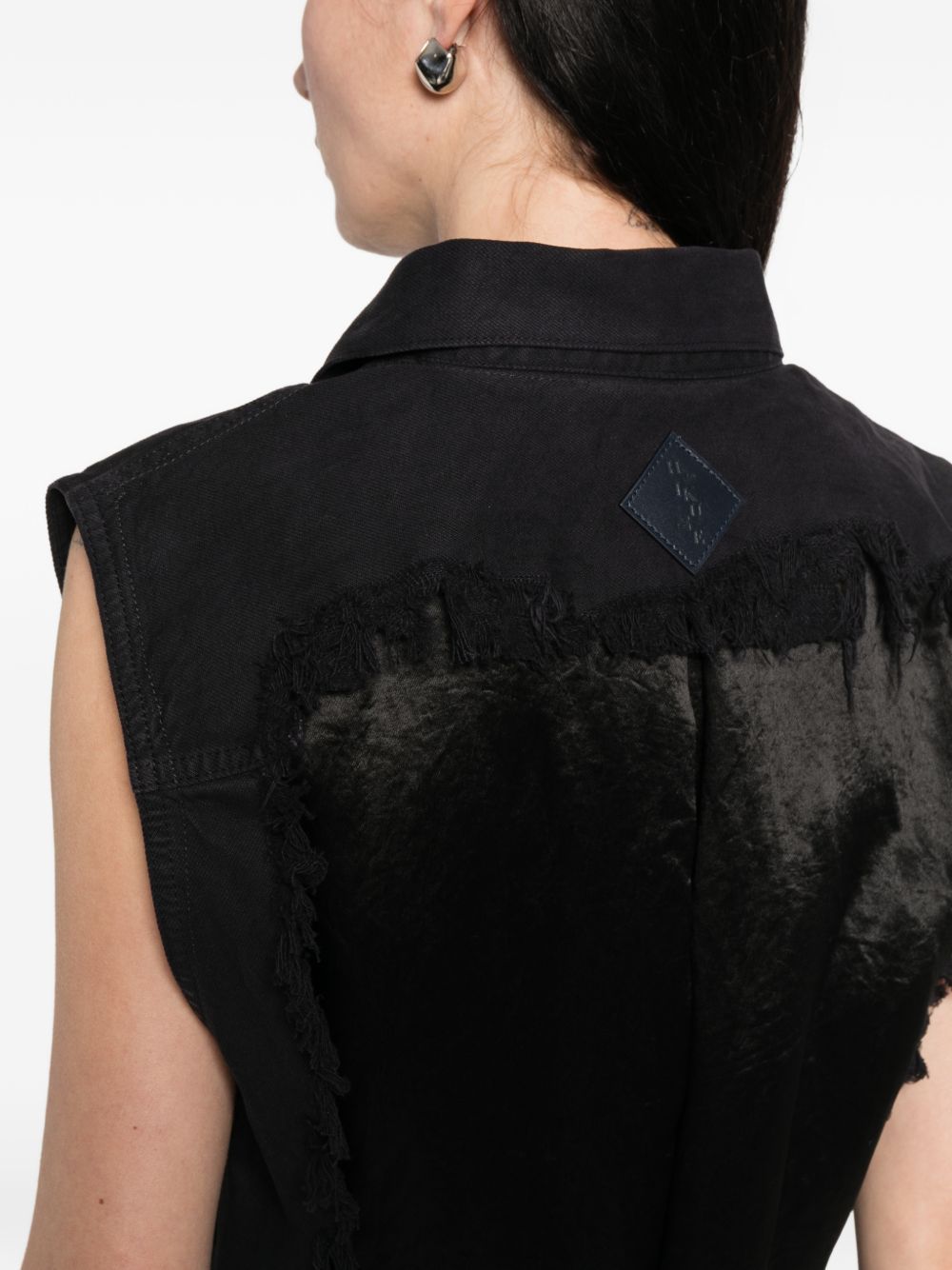 gilet ryder satin bull nero  HAIKURE