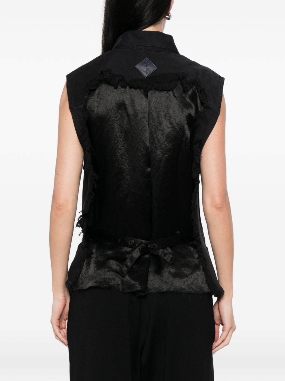 gilet ryder satin bull nero  HAIKURE