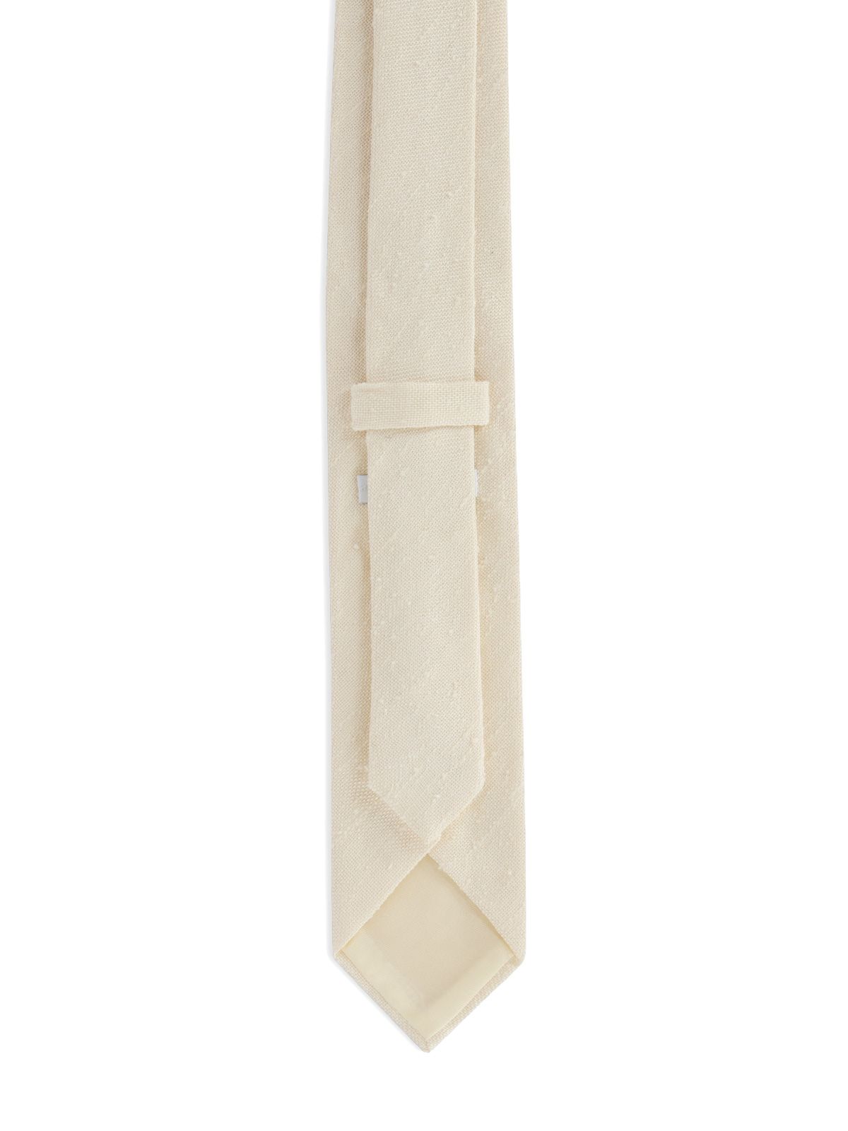 tie white  LARDINI