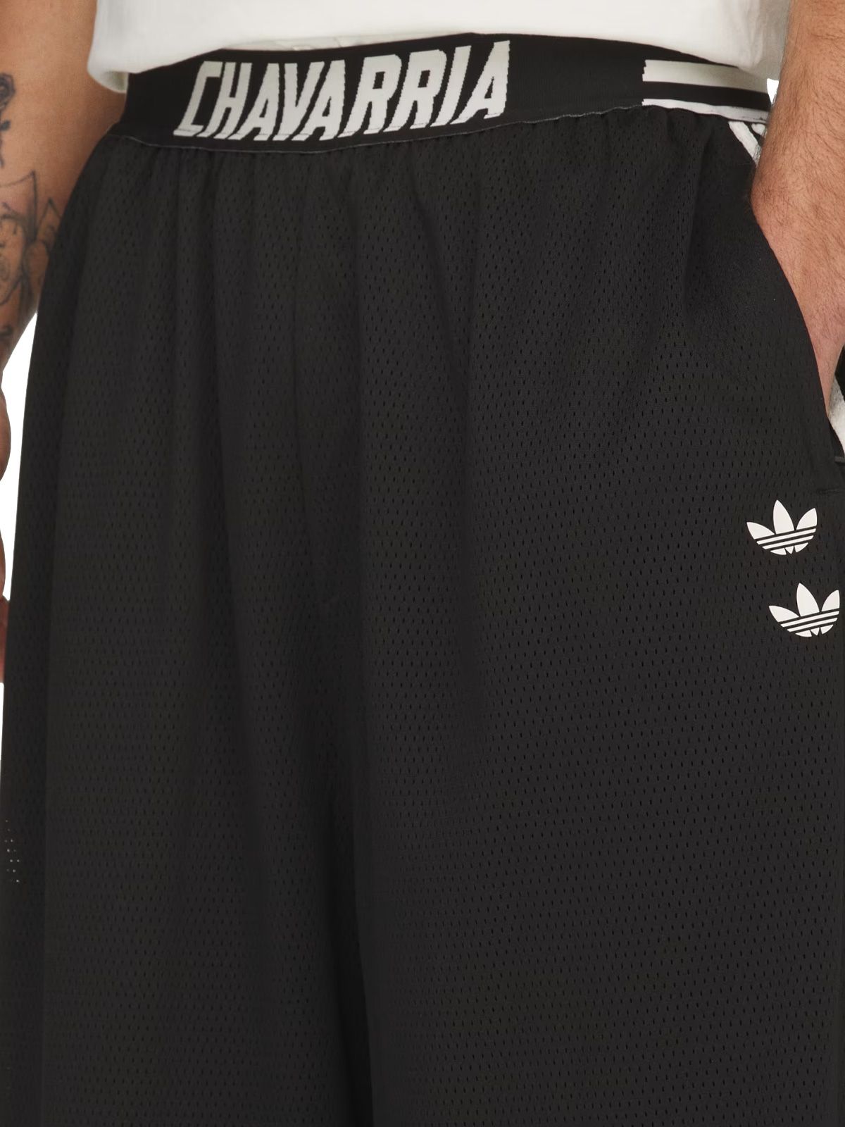 pantaloncini mesh neri  ADIDAS X WILLY CHAVARRIA