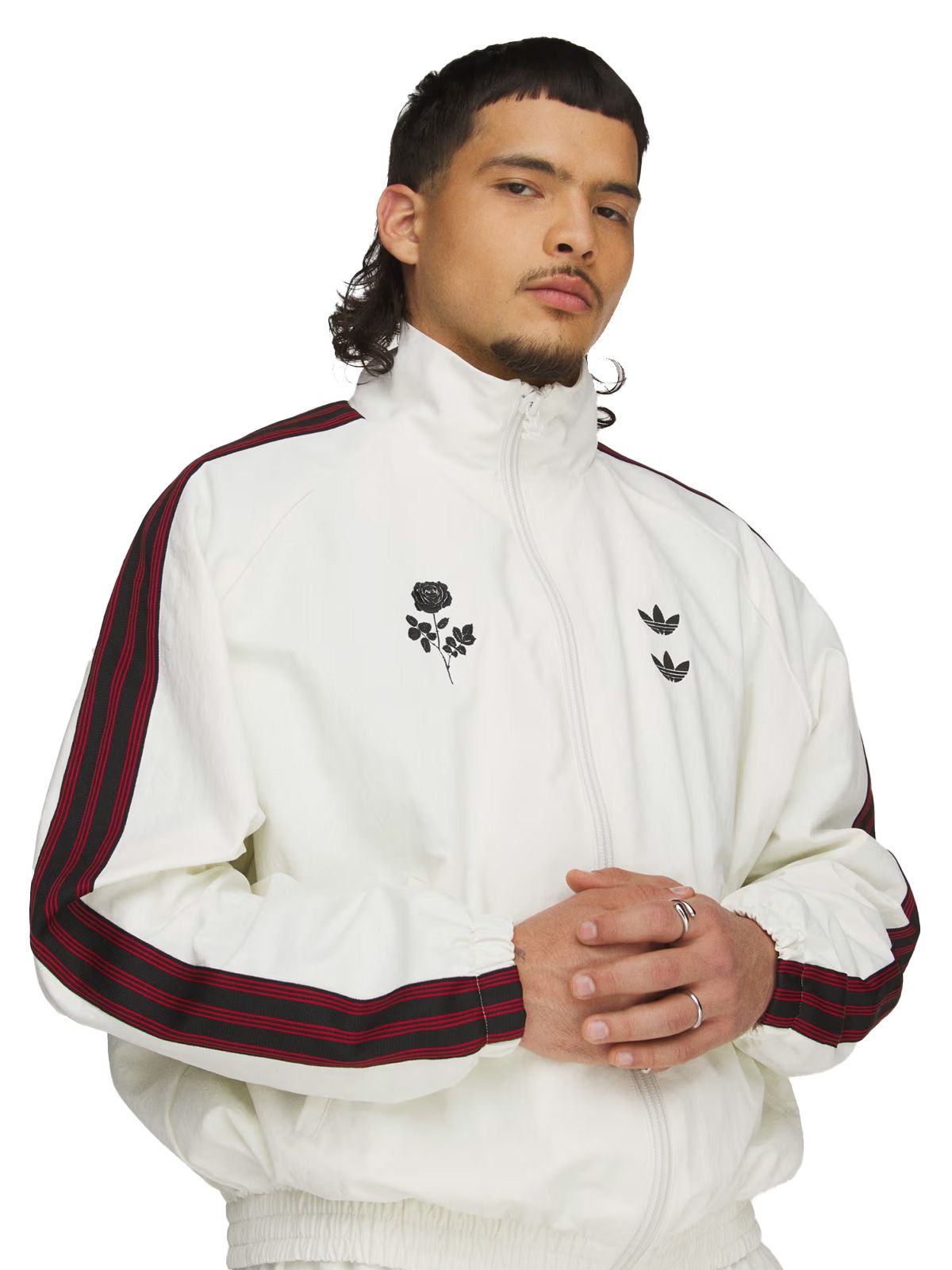 felpa tuta bianca  ADIDAS X WILLY CHAVARRIA