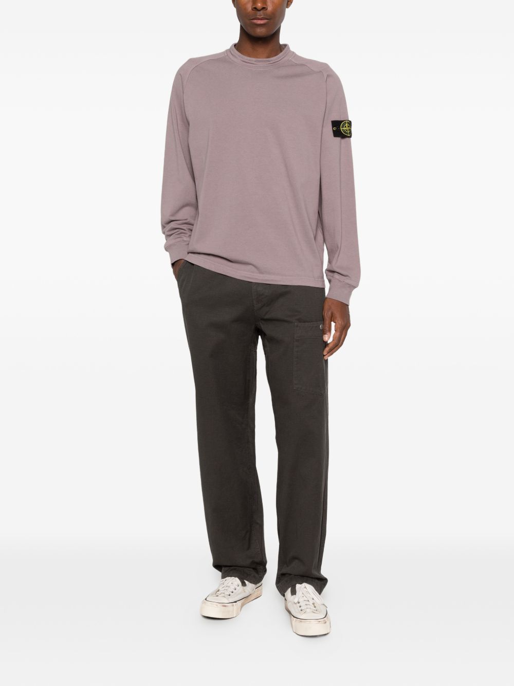 felpa viola STONE ISLAND