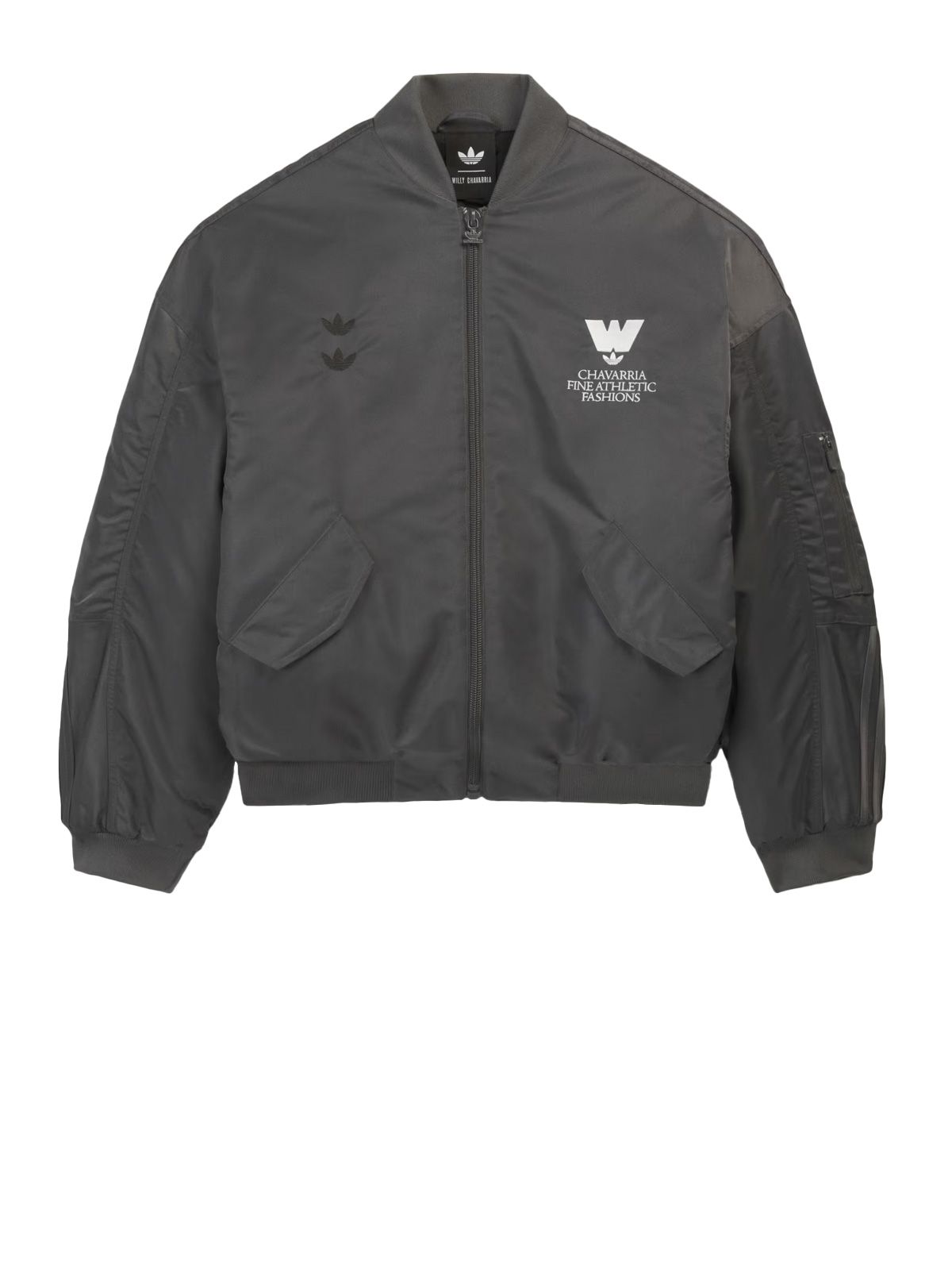 giacca bomber grigia