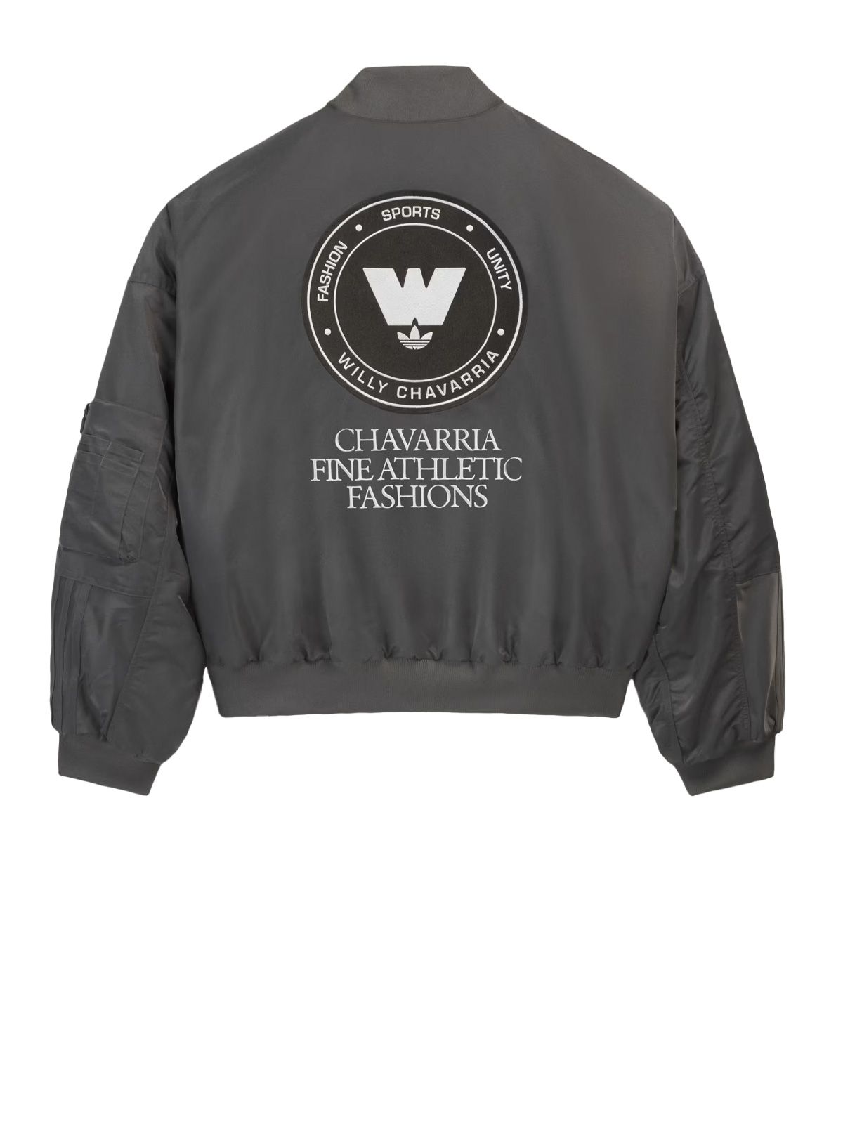 giacca bomber grigia ADIDAS X WILLY CHAVARRIA