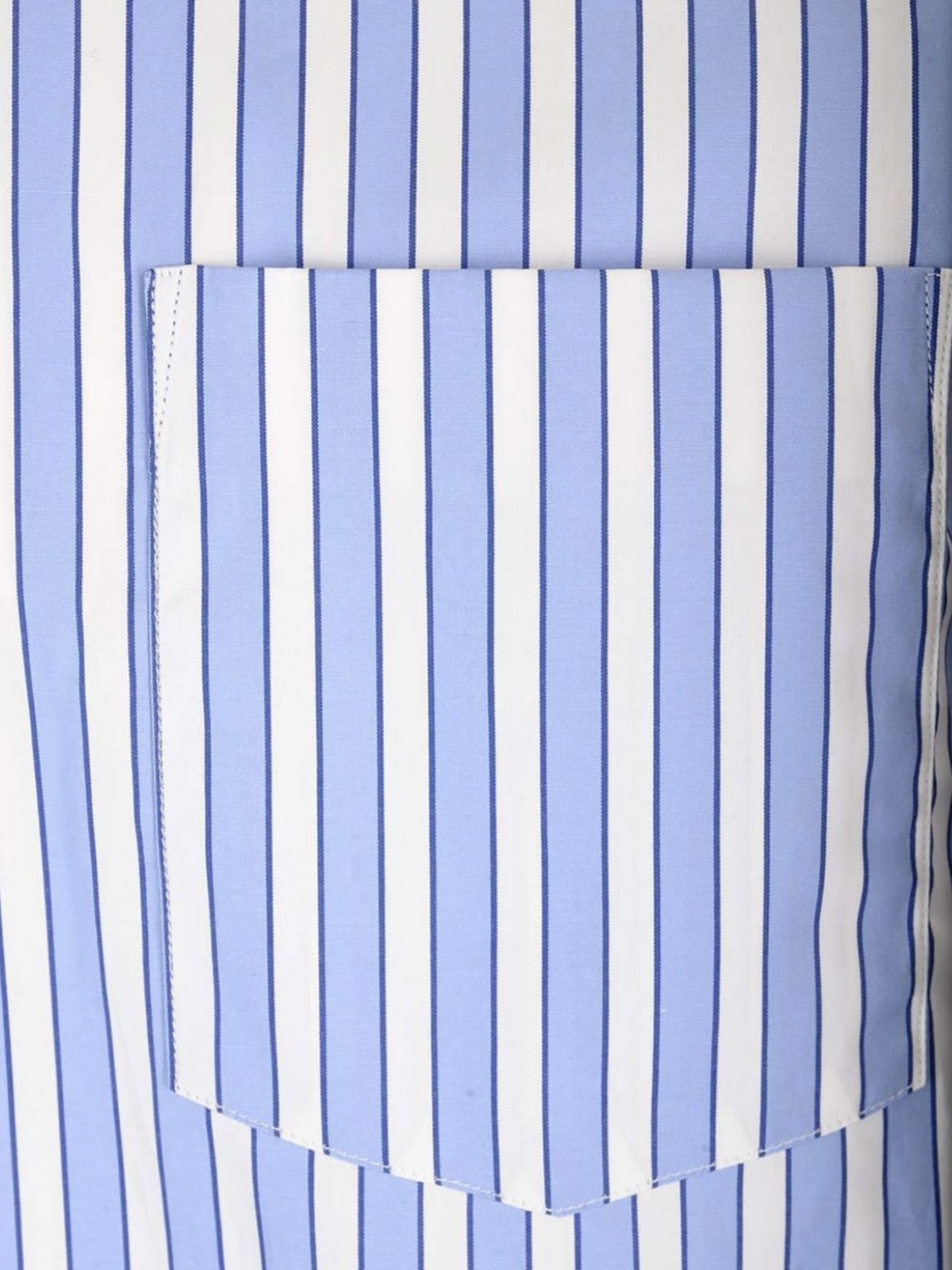 forever striped poplin shirt blue shirts - men COMME DES GARCONS SHIRT