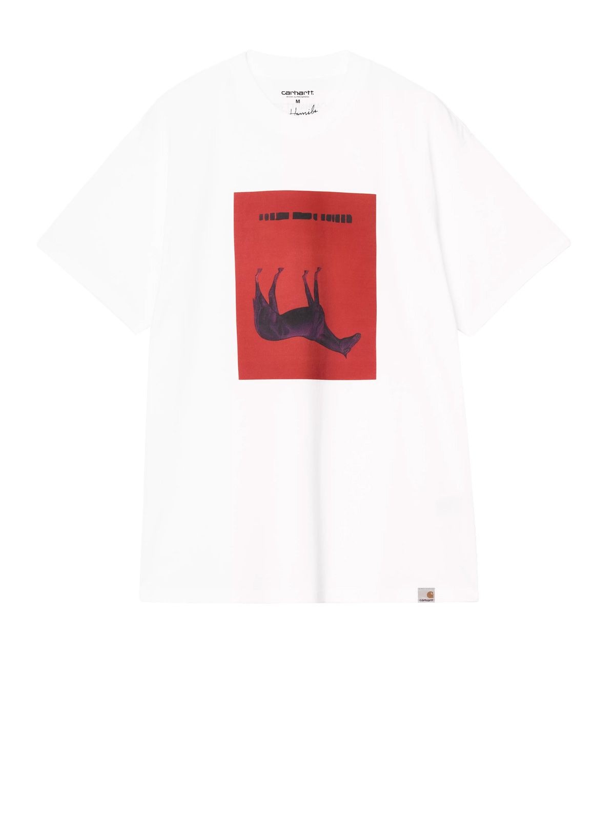 t-shirt hamilton bianca 