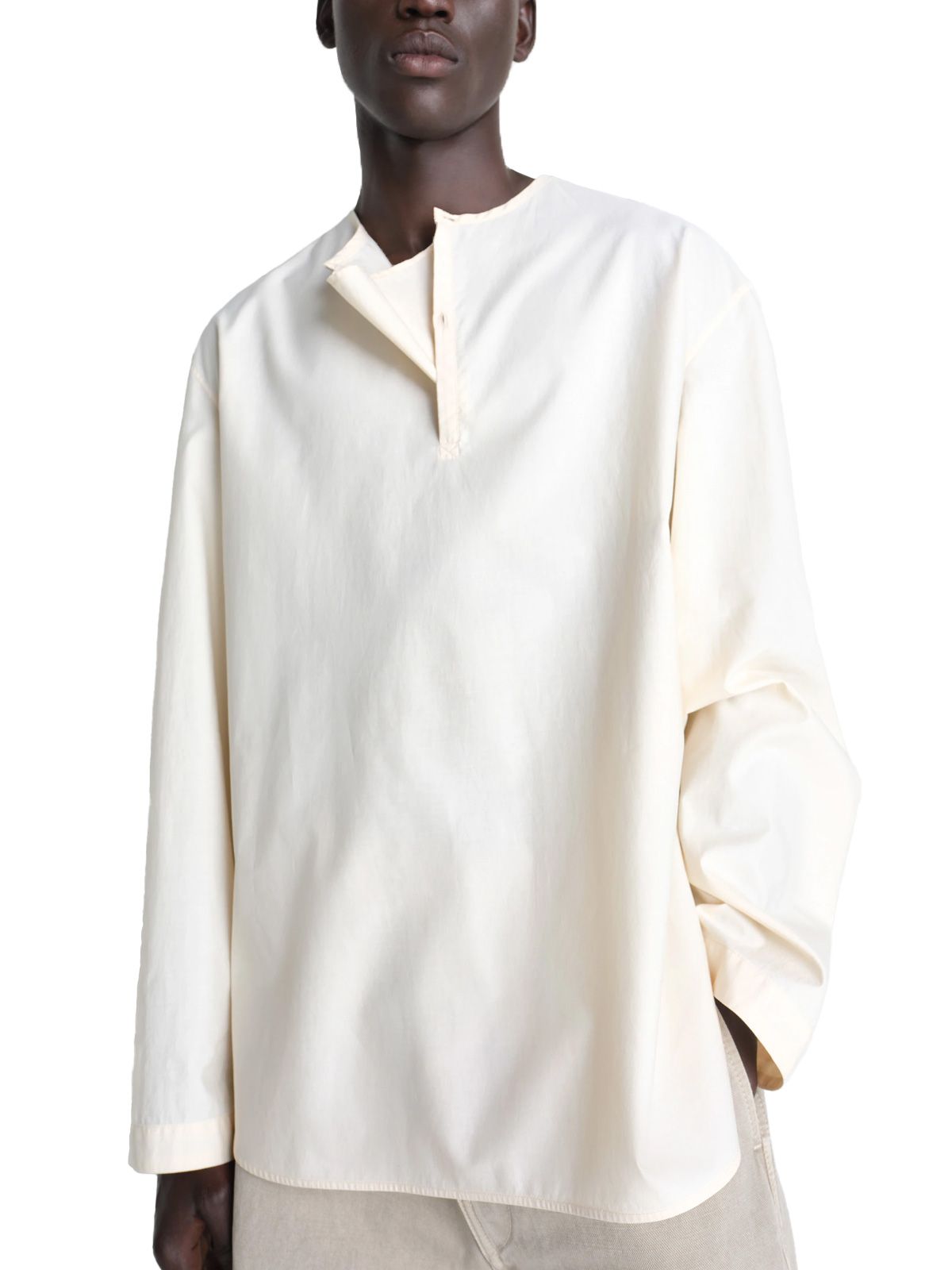 shirt top crema  LEMAIRE