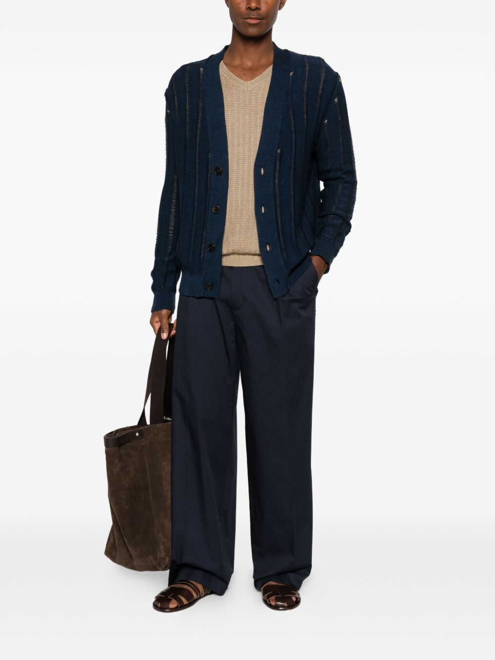 cardigan blue AMARANTO