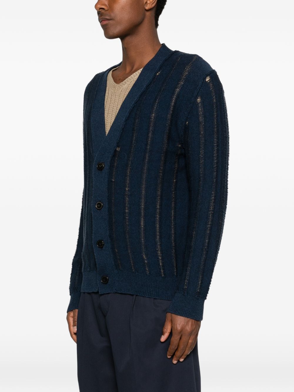 cardigan blue AMARANTO