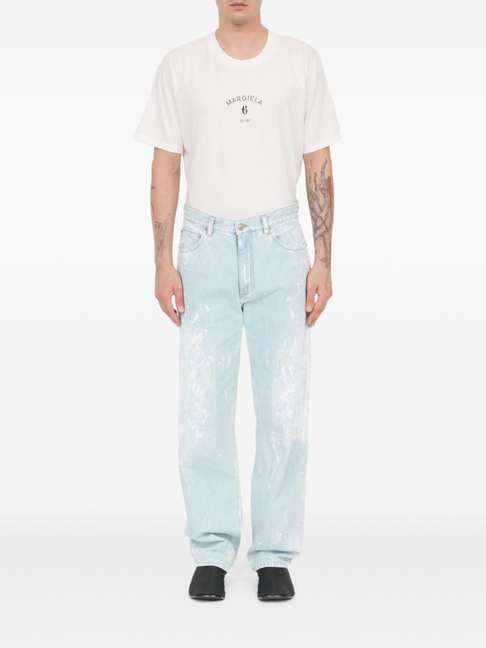 pants 5 pockets white  MM6 MAISON MARGIELA