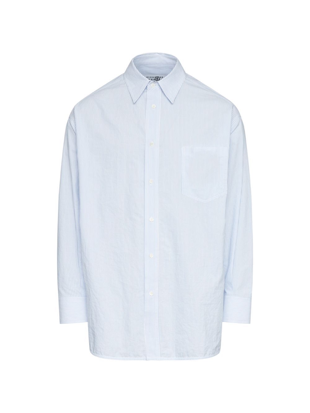 camicia bianca a maniche lunghe