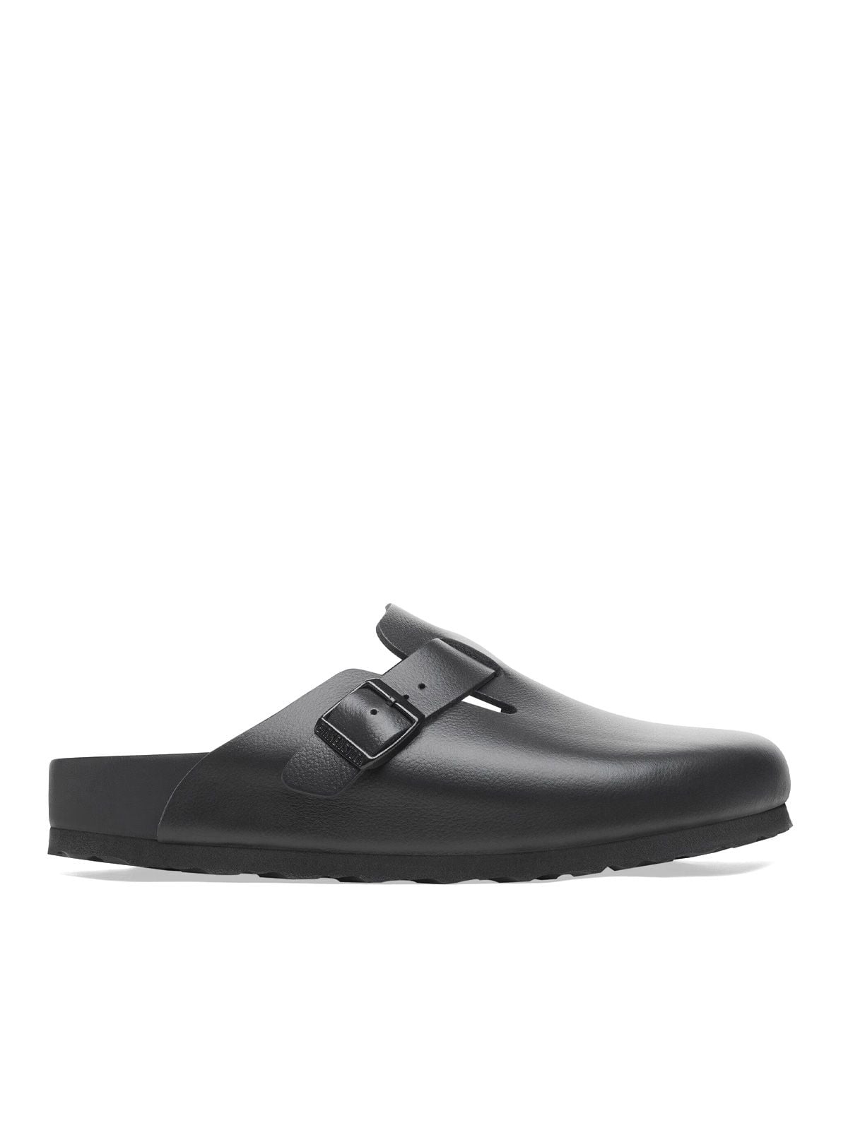 sabot boston exquisite in pelle naturale nero sabot - uomo