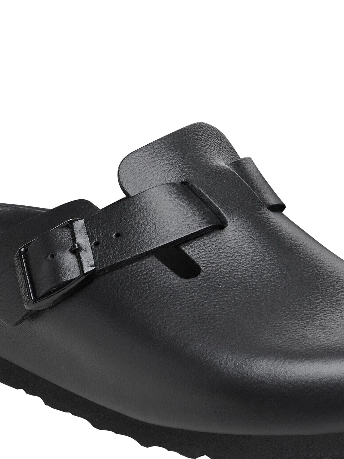 sabot boston exquisite in pelle naturale nero sabot - uomo BIRKENSTOCK