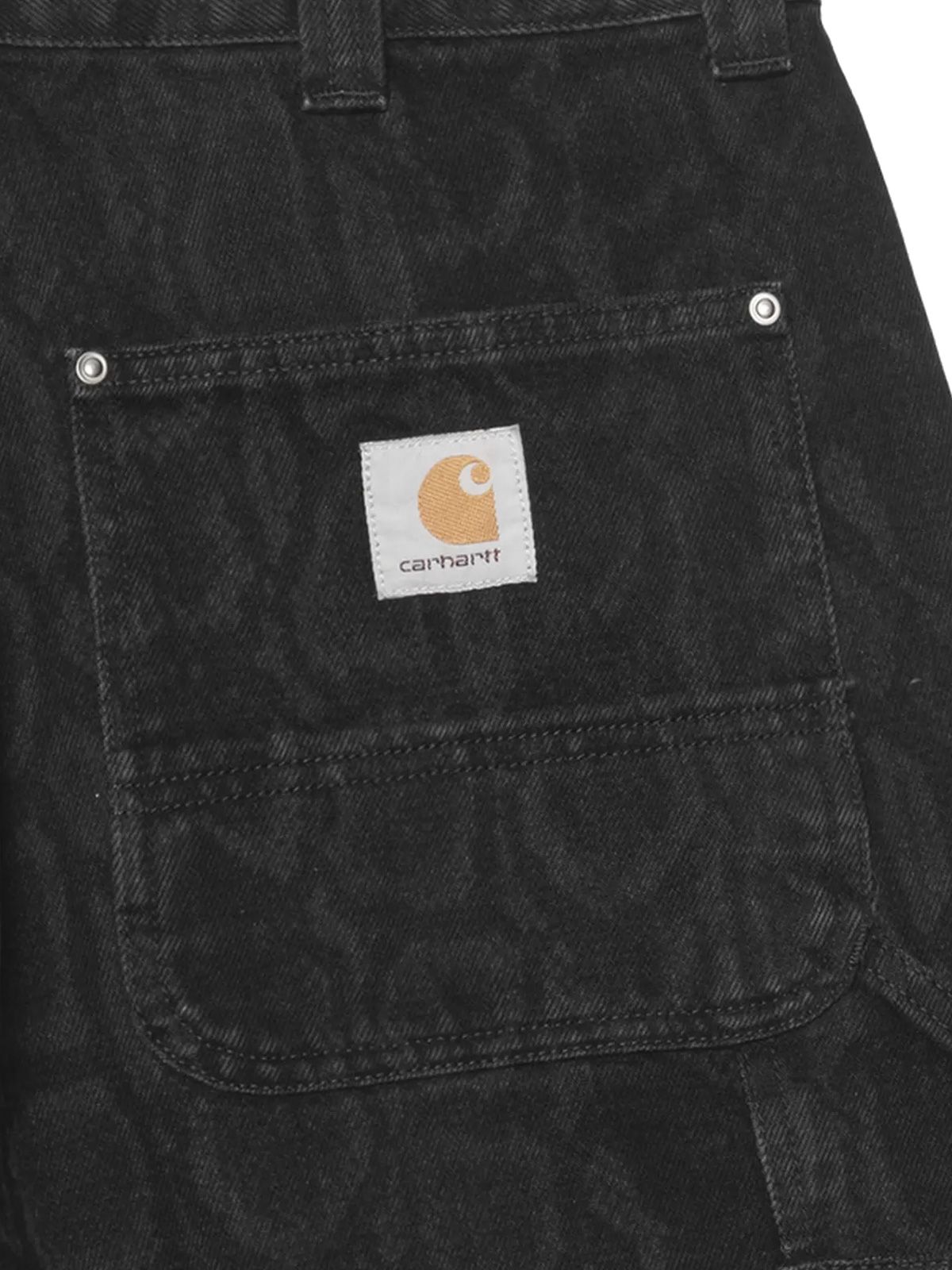 short double knee denim black  CARHARTT WIP