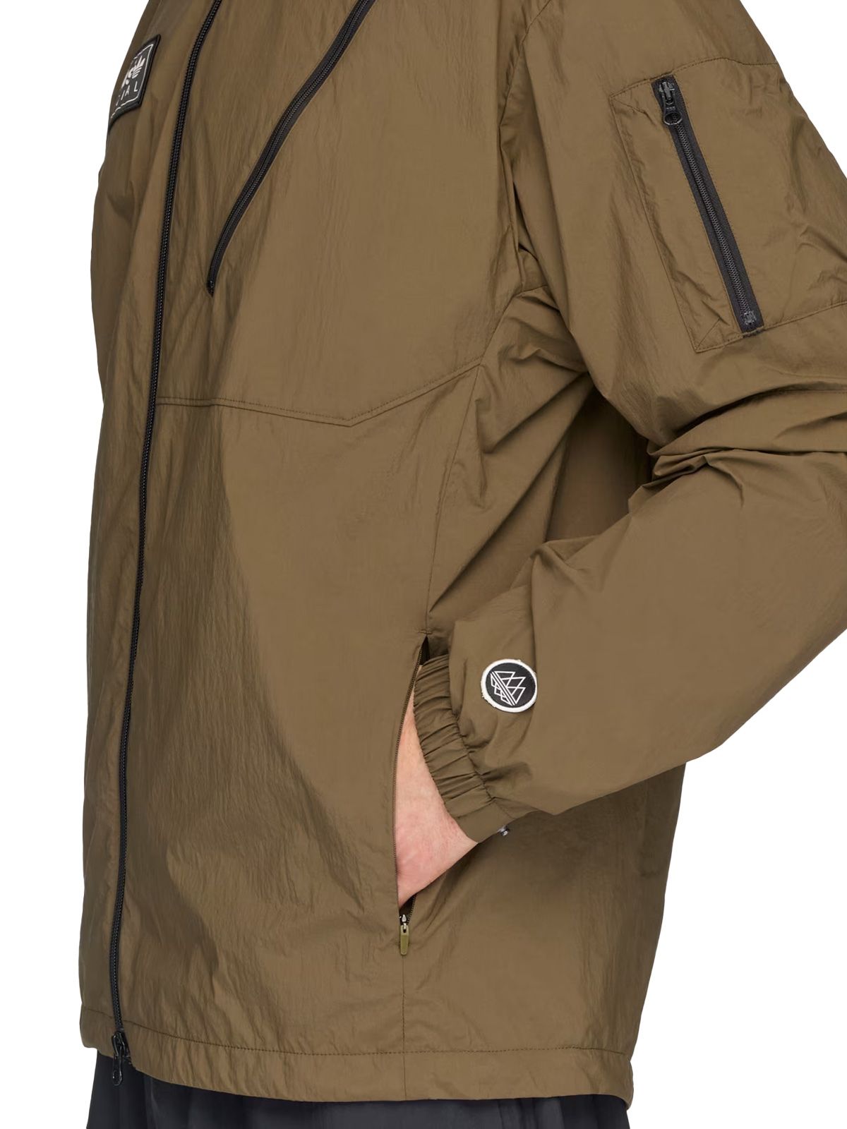 giacca tecnica buckstead spzl kf6800 verde oliva giacca - uomo ADIDAS SPEZIAL